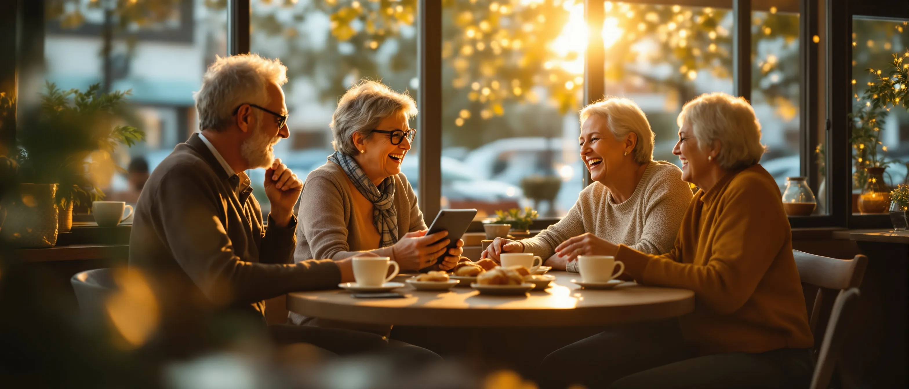 Gemütliches Café-Treffen unserer Community