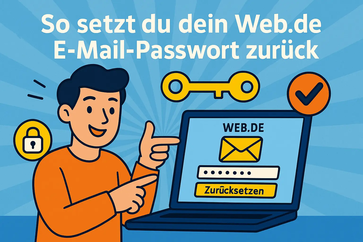 So setzt du dein Web.de E-Mail Passwort zurück
