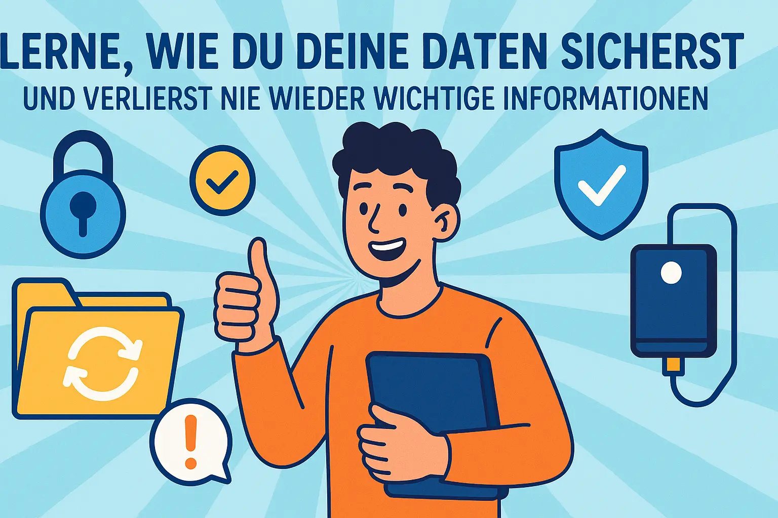 Sichere deine Daten ganz einfach