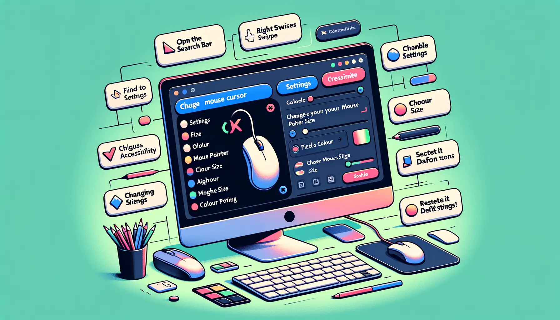 Passe deinen Mauskursor an: Farbe und Größe ganz leicht ändern!