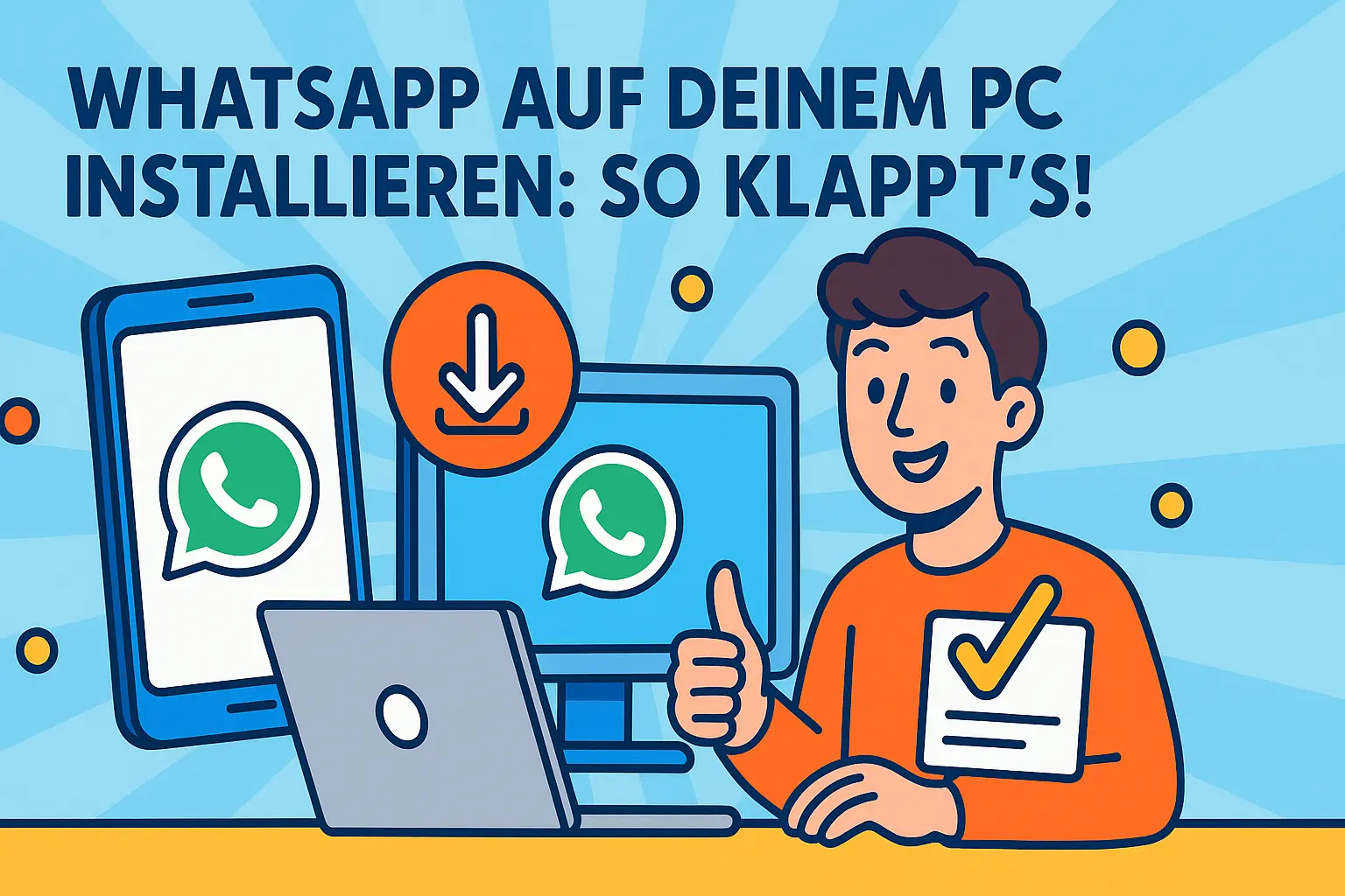 WhatsApp auf deinem PC installieren: So klappt's!