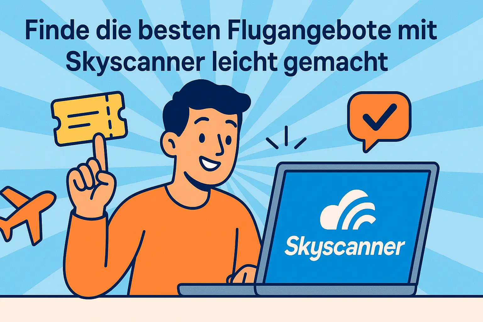 Finde die besten Flugangebote mit Skyscanner leicht gemacht