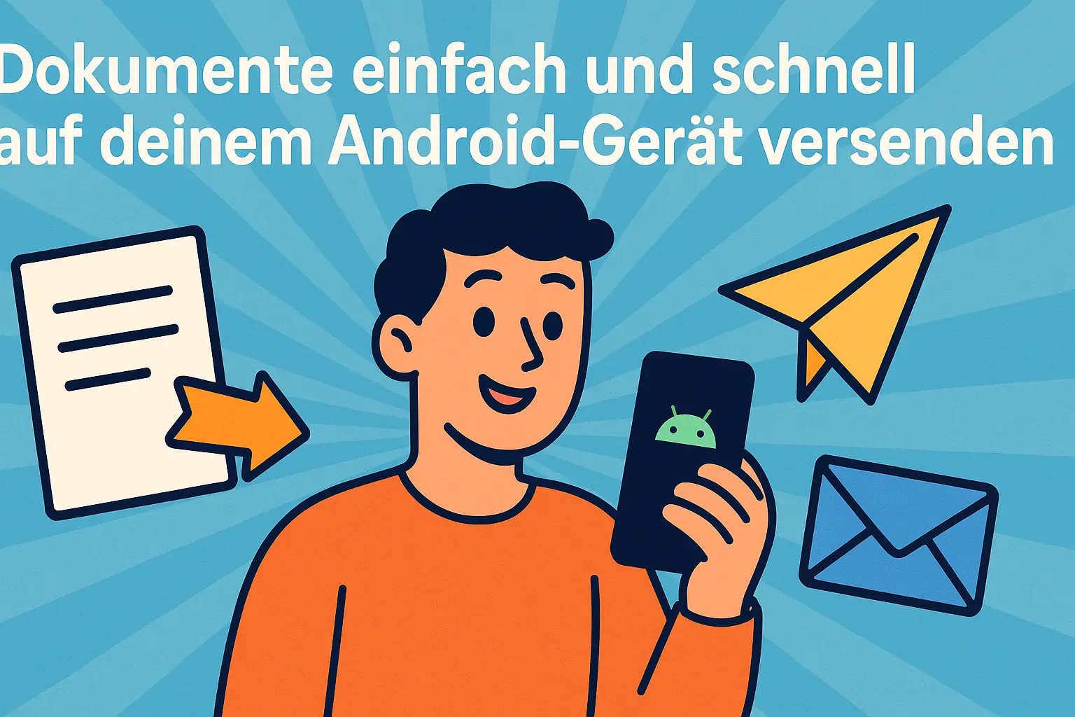 Dokumente einfach und schnell auf deinem Android-Gerät versenden