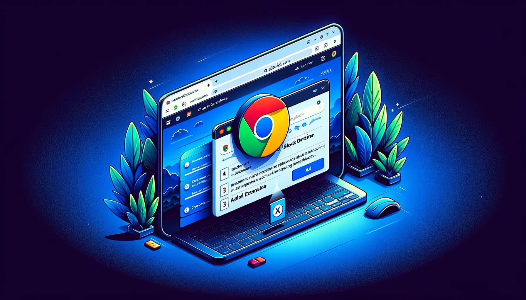 So installierst du einen Werbeblocker in Google Chrome