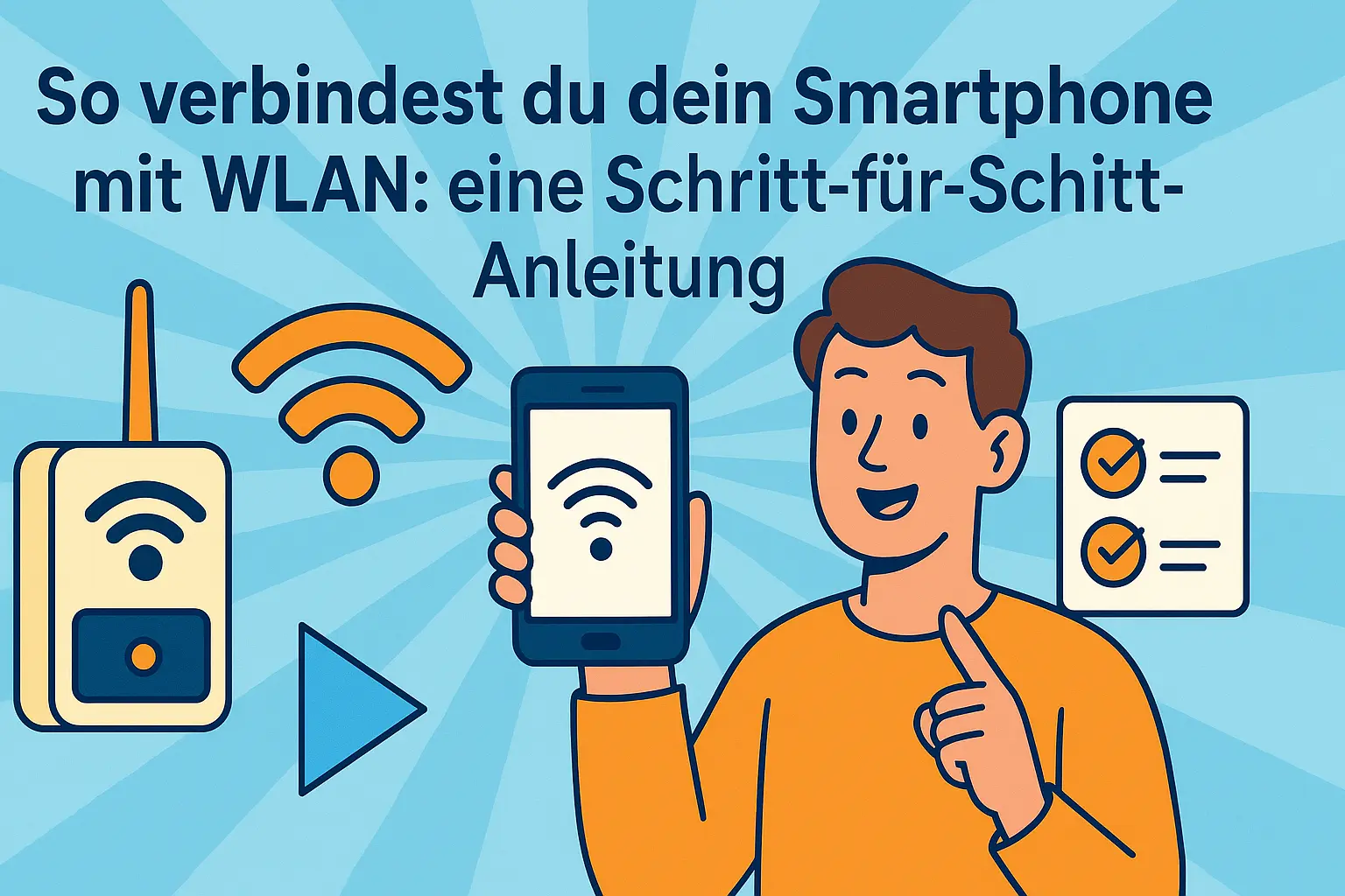 So verbindest du dein Smartphone mit WLAN: eine Schritt-für-Schritt-Anleitung.