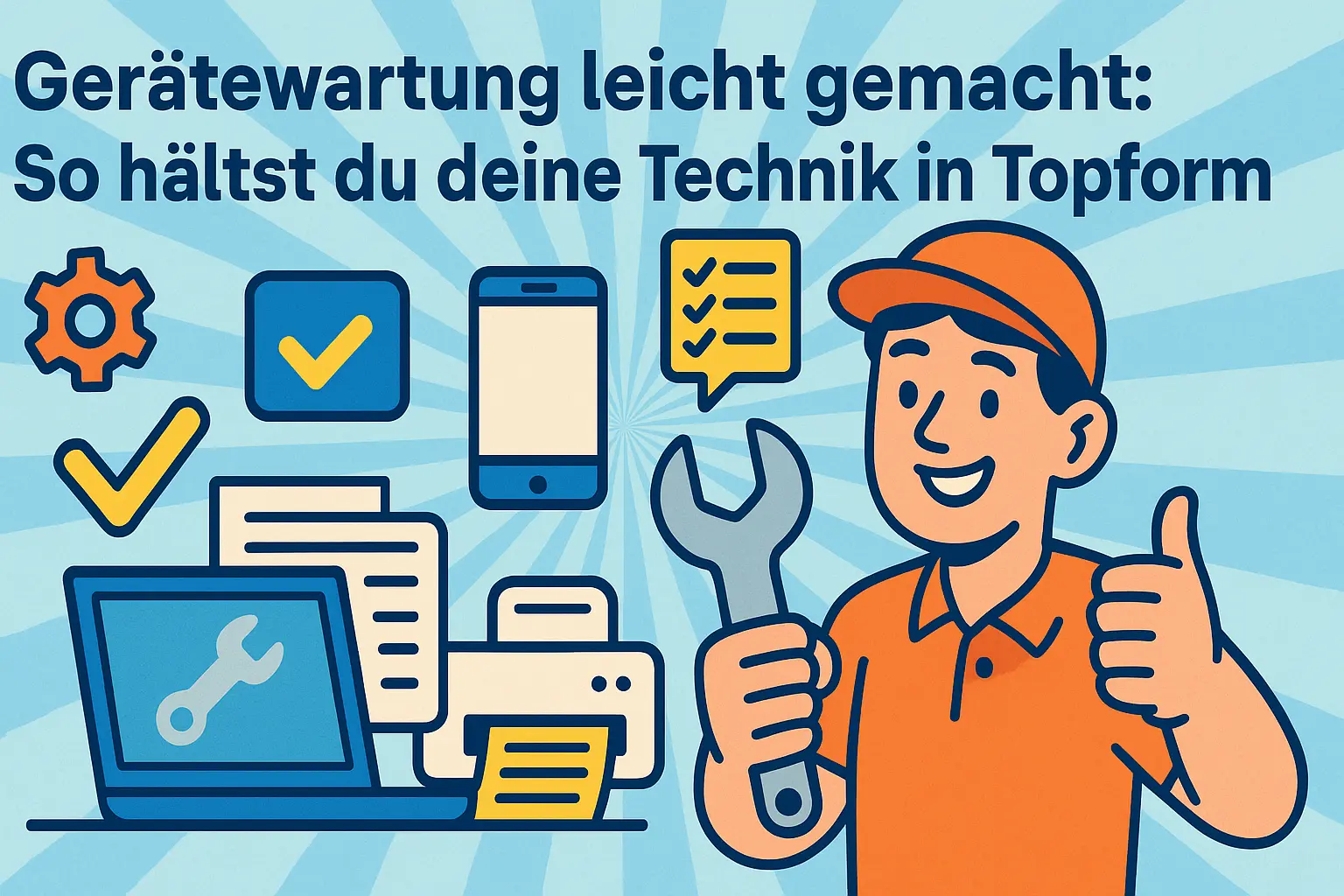Gerätewartung leicht gemacht: So hältst du deine Technik in Topform