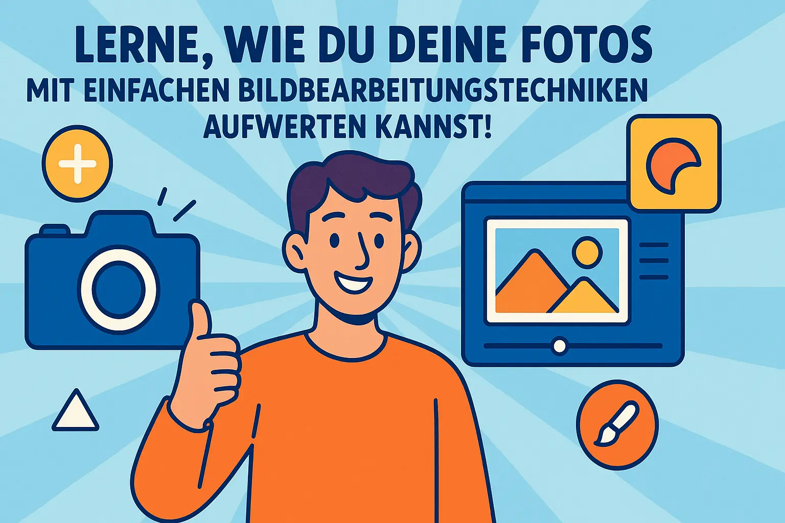 Lerne, wie du deine Fotos mit einfachen Bildbearbeitungstechniken aufwerten kannst!
