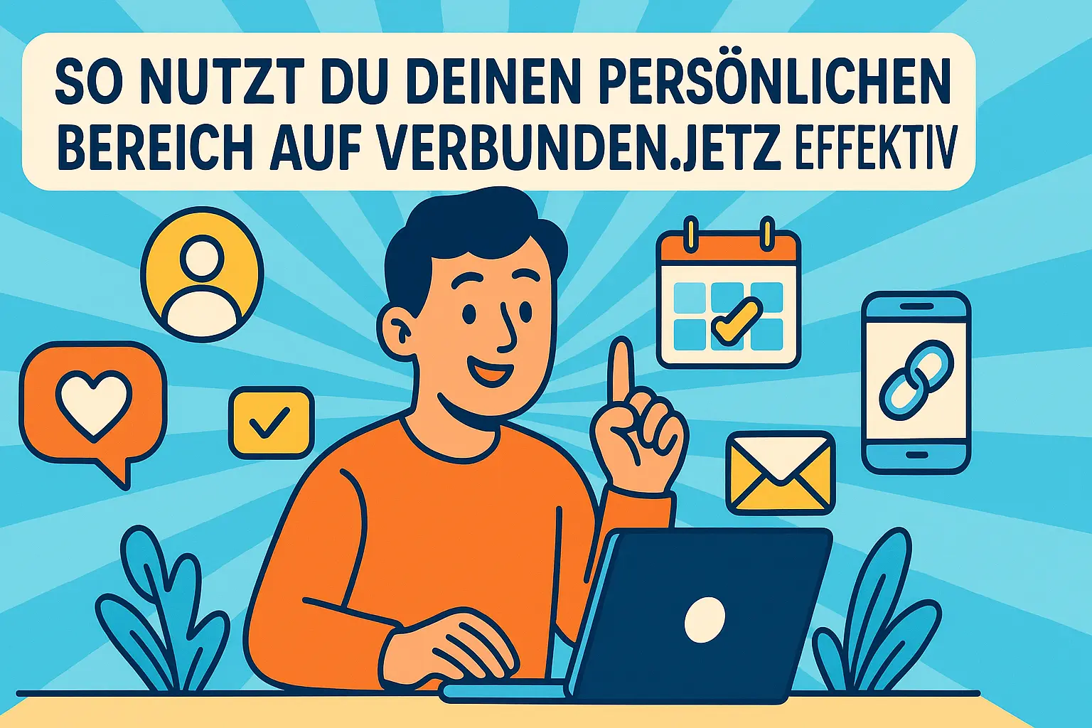 So nutzt du deinen persönlichen Bereich auf Verbunden.jetzt effektiv