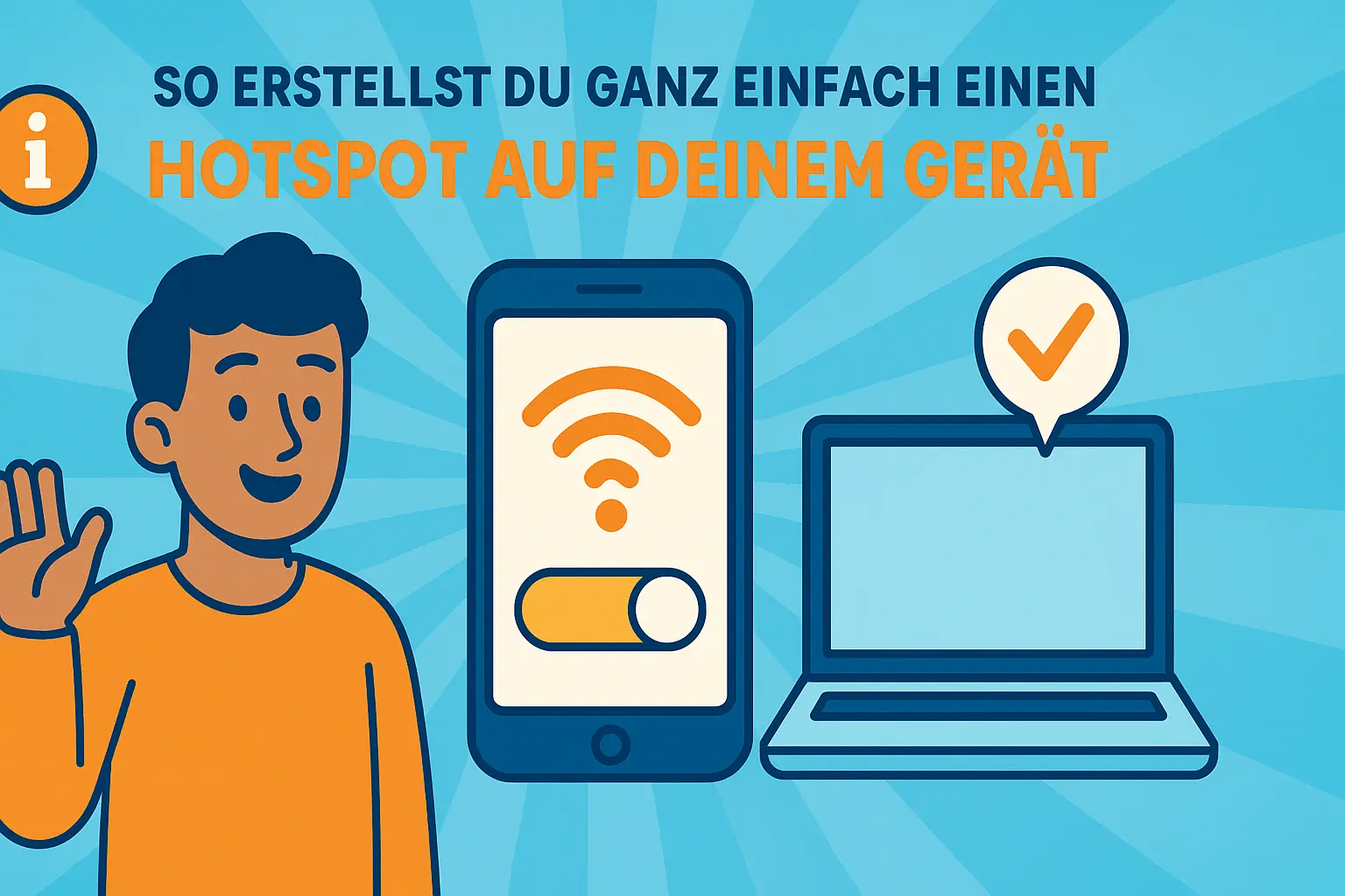 So erstellst du ganz einfach einen Hotspot auf deinem Gerät