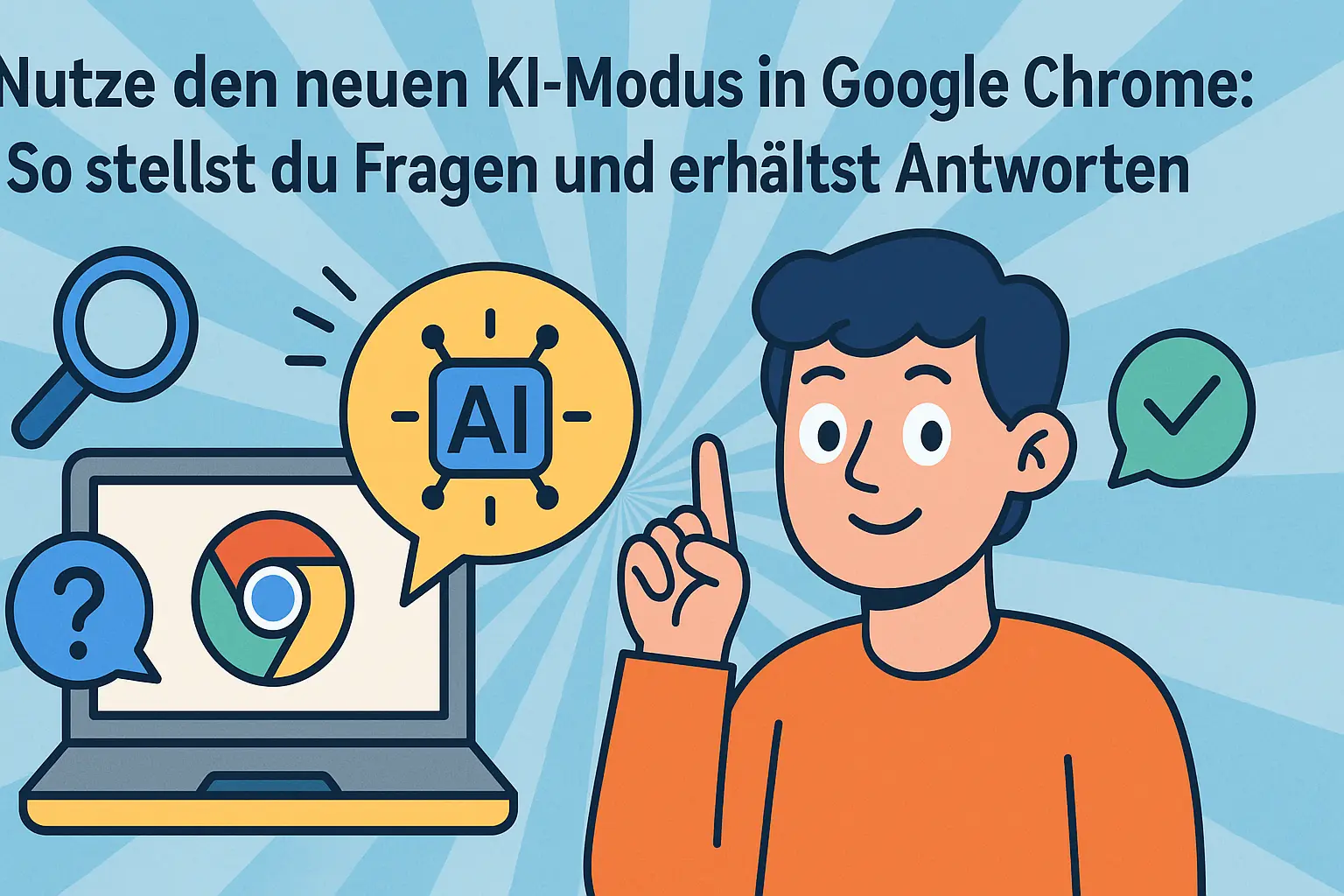 Nutze den neuen KI Modus in Google Chrome: So stellst du Fragen und erhältst Antworten