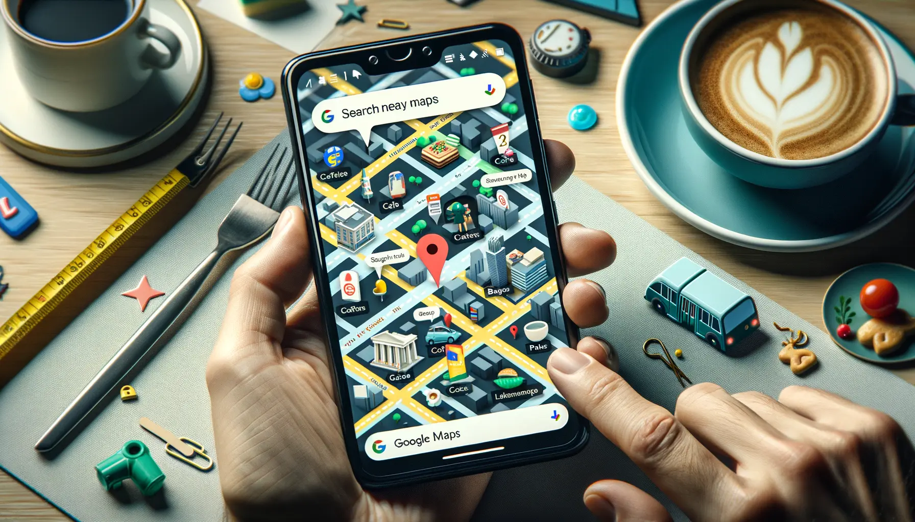 Finde Ortschaften in deiner Nähe mit Google Maps erklärt!