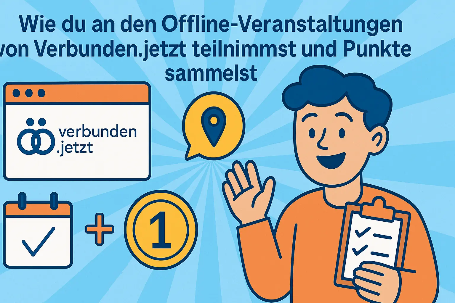 Wie du an den Offline-Veranstaltungen von Verbunden.jetzt teilnimmst und Punkte sammelst