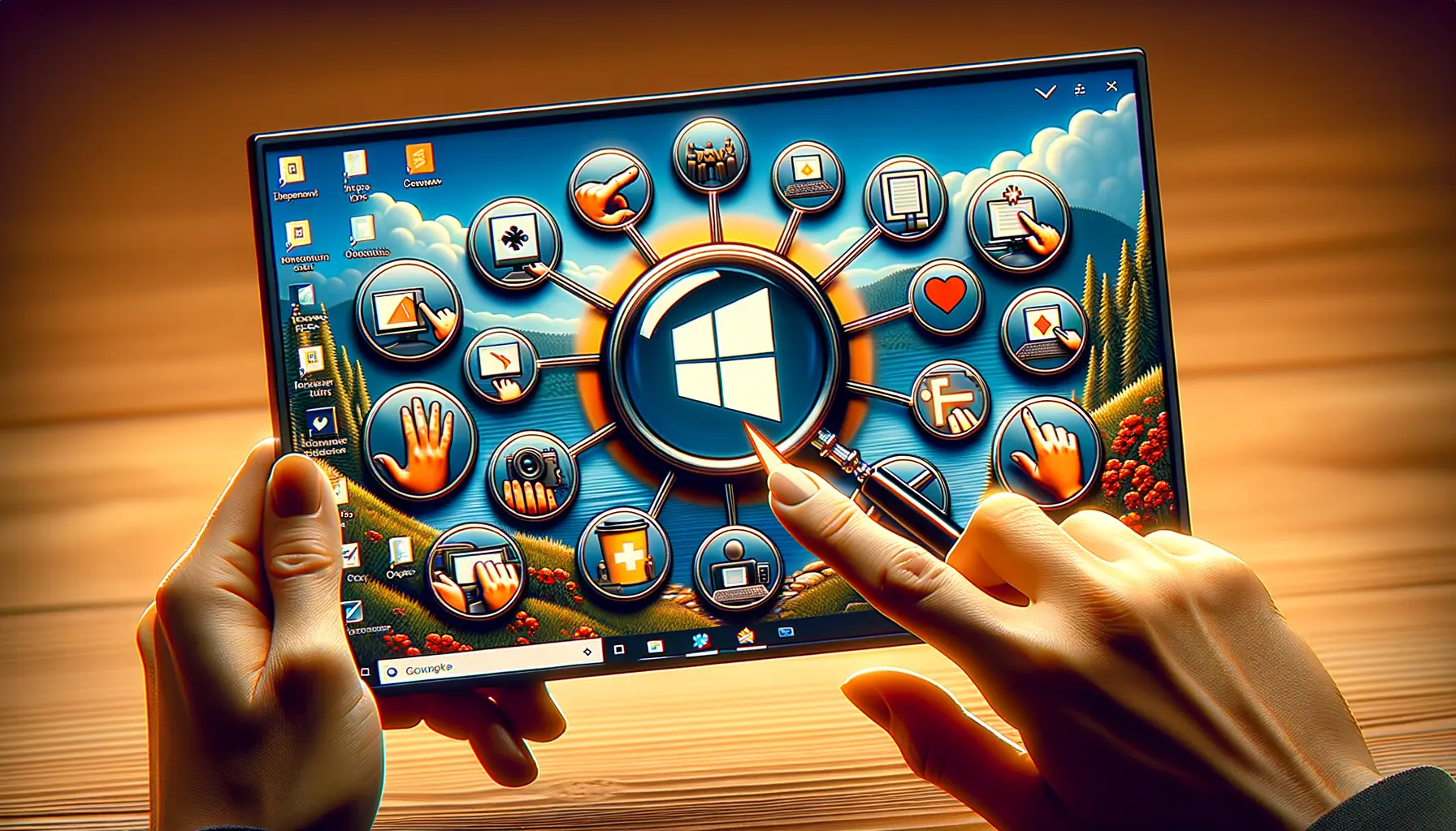 Lerne die Bildschirmlupe in Windows effektiv zu nutzen