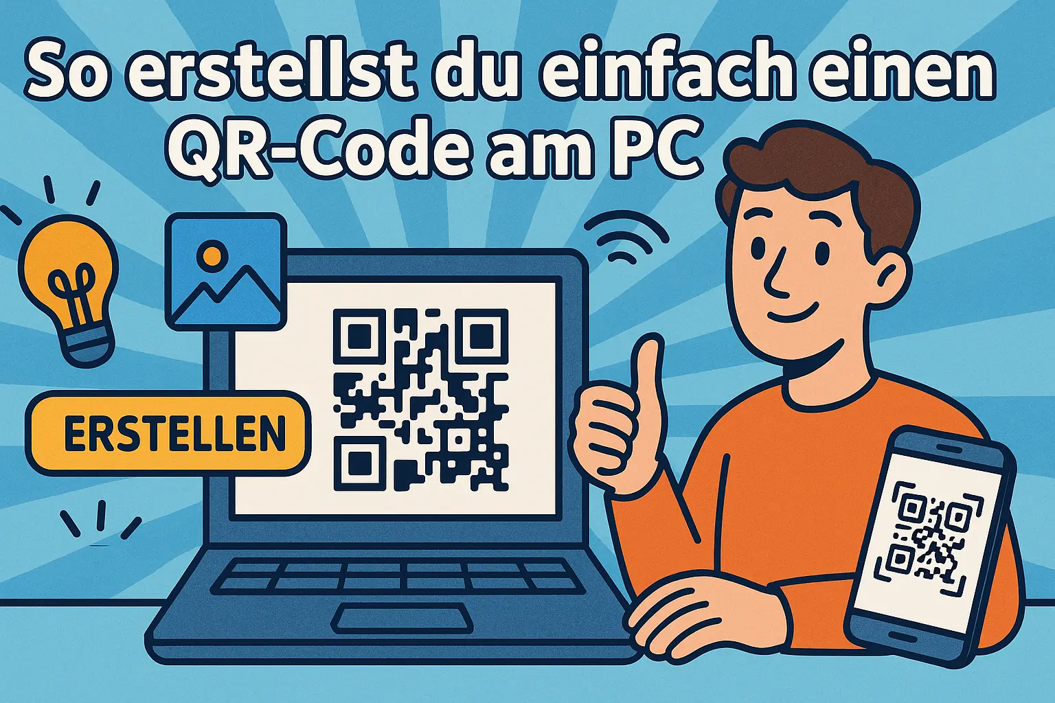 So erstellst du einfach einen QR-Code am PC