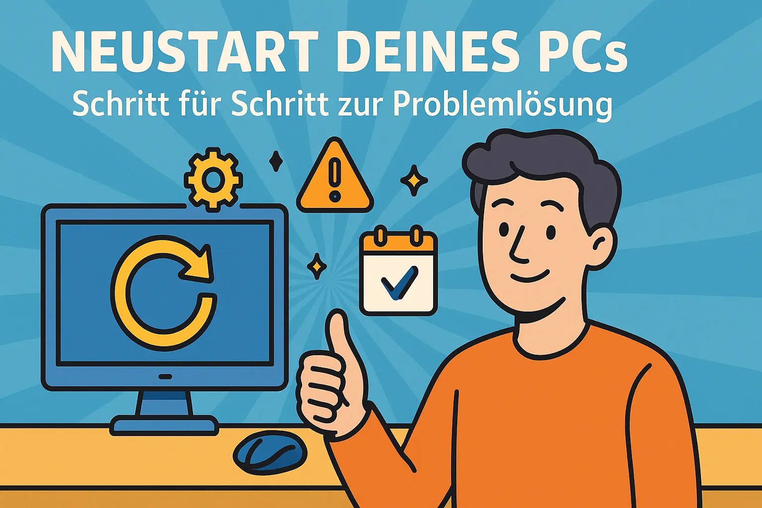 Neustart deines PCs: Schritt für Schritt zur Problemlösung