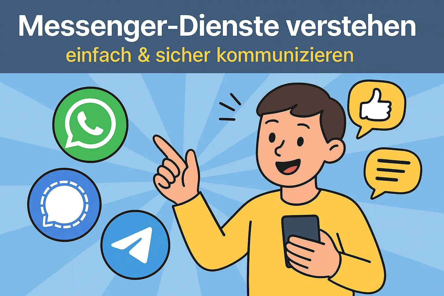 Messenger-Dienste verstehen – einfach & sicher kommunizieren