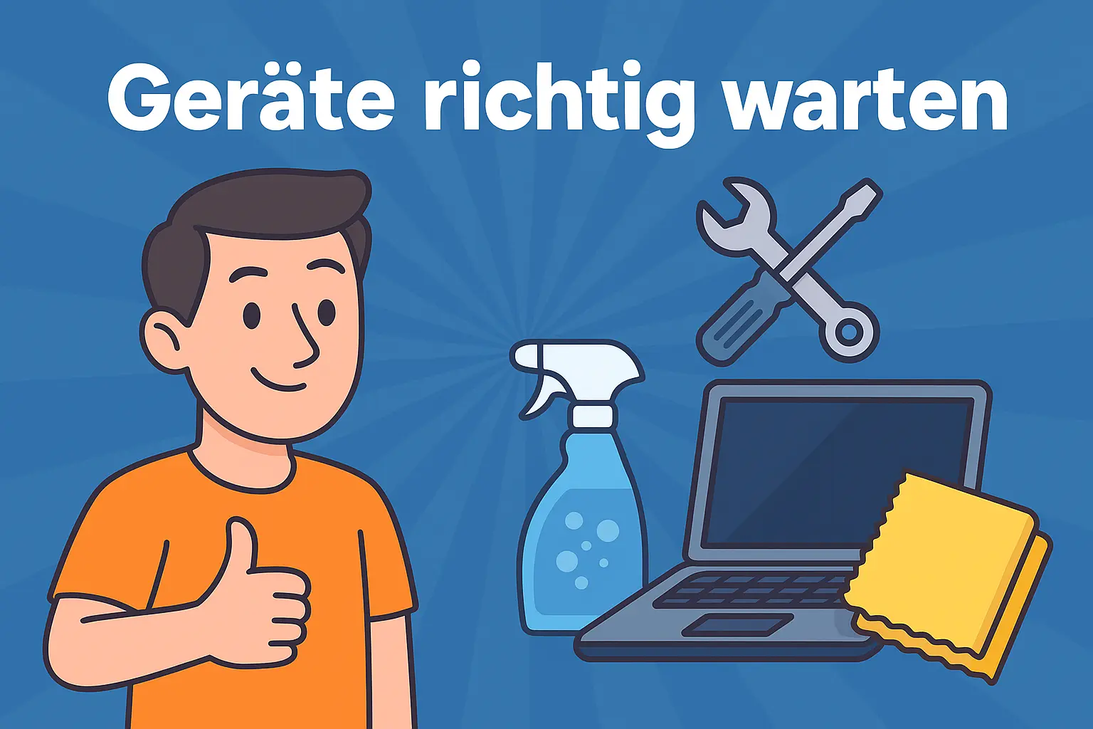 Geräte richtig warten – sauber, sicher & lange haltbar