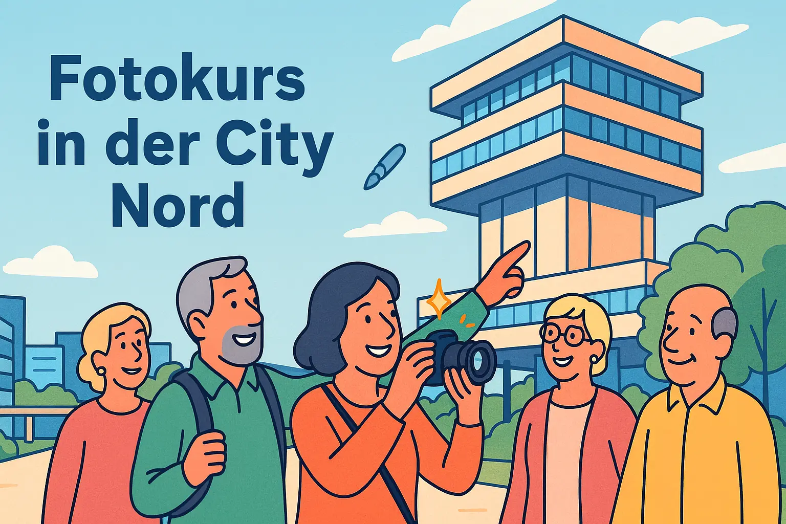 Fotokurs in der City Nord – Hamburgs besondere Architektur entdecken & kreativ bearbeiten