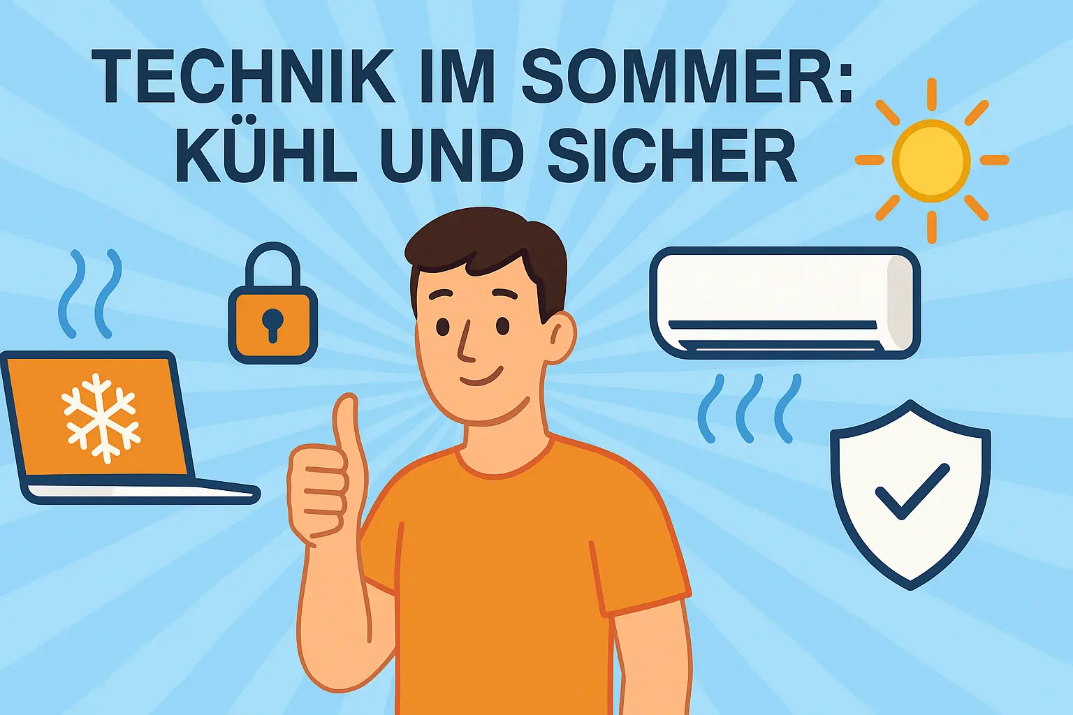 Technik im Sommer: Kühl und Sicher