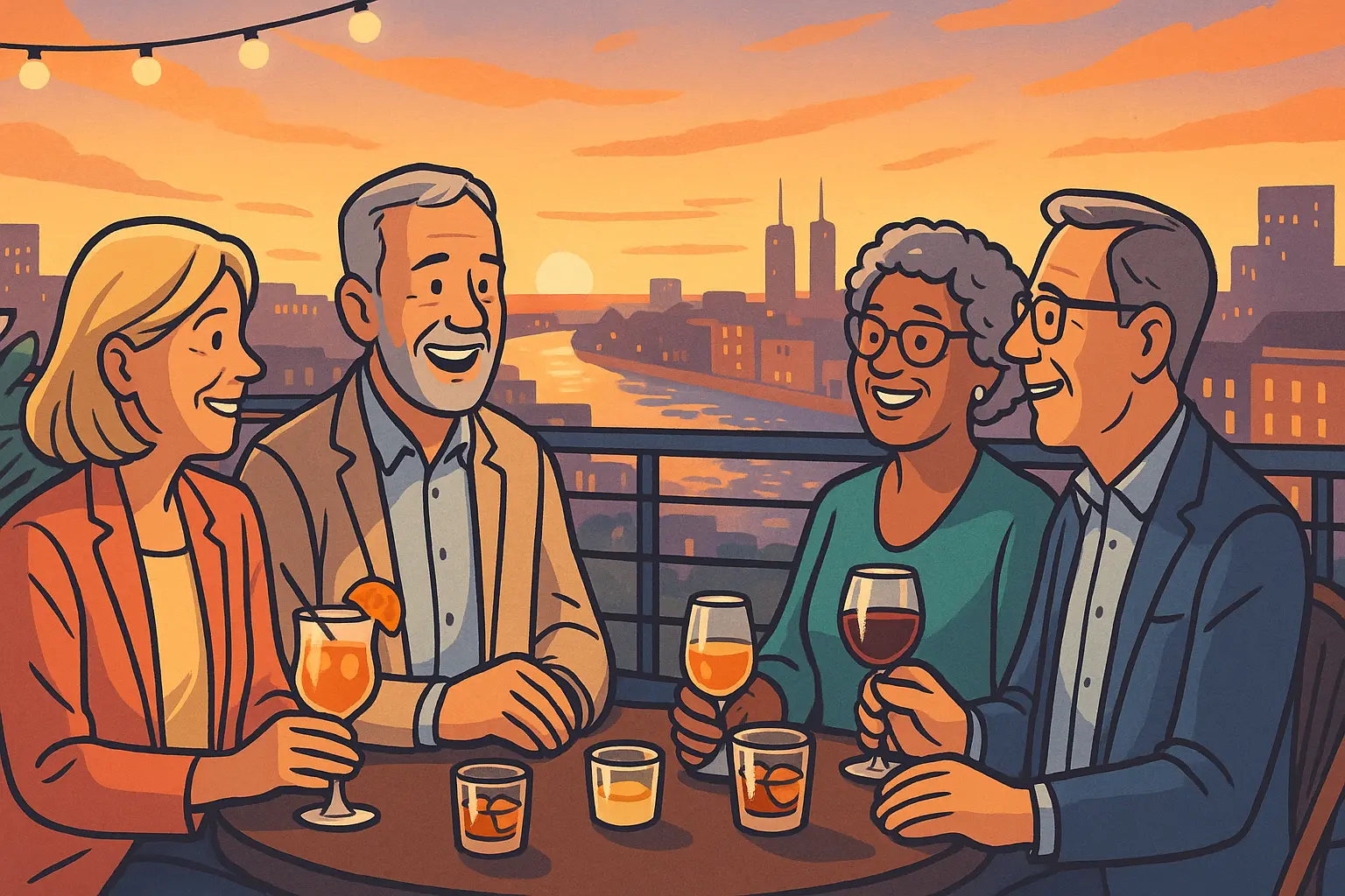 Clouds - Heaven's Bar – Hamburg von oben genießen