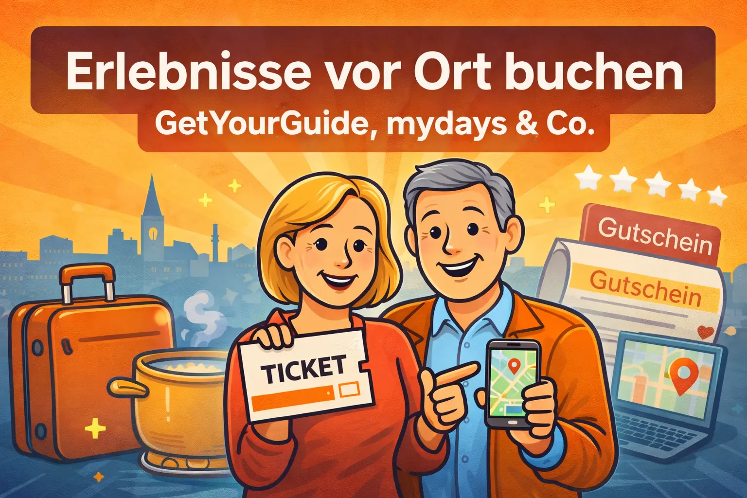 Erlebnisse vor Ort buchen – mit GetYourGuide, mydays & Co.